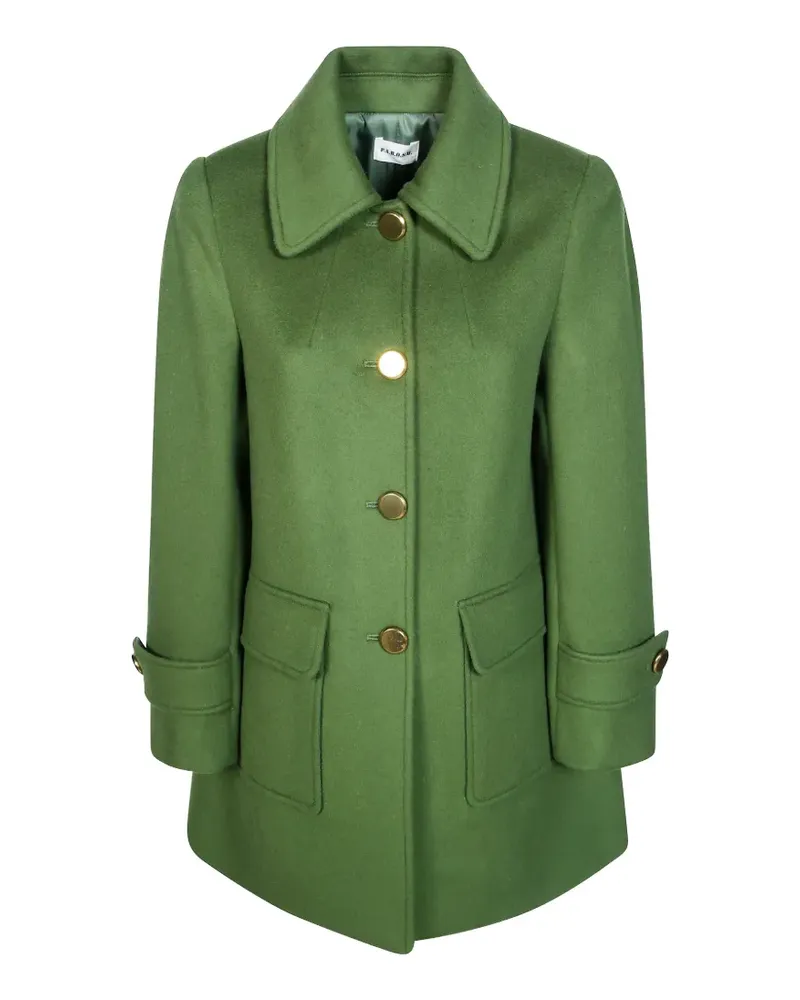 P.A.R.O.S.H. P.A.R.O H. button-up wool coat - Grün Grün