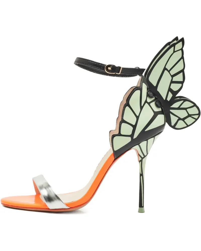 Sophia Webster Evangeline butterfly-wing sandals - Orange Orange