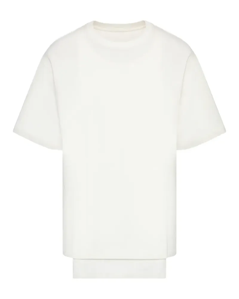 Maison Margiela double-layered T-shirt - Weiß Weiß