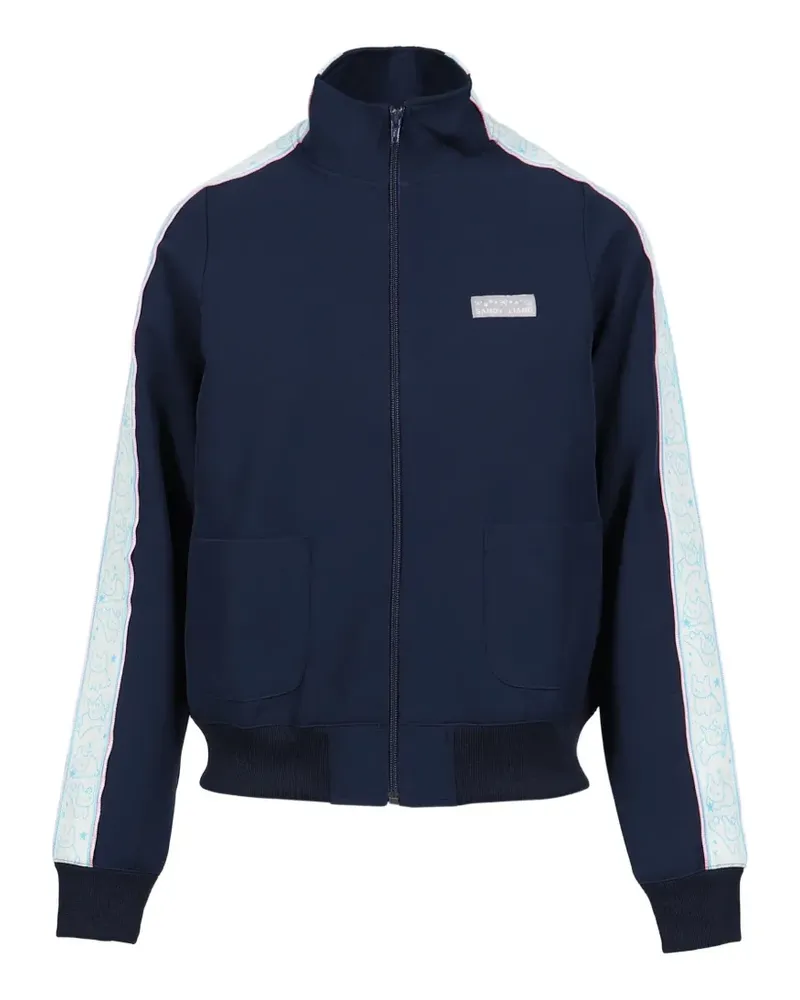 Sandy Liang Lia Sportjacke mit Logo-Patch - Blau Blau