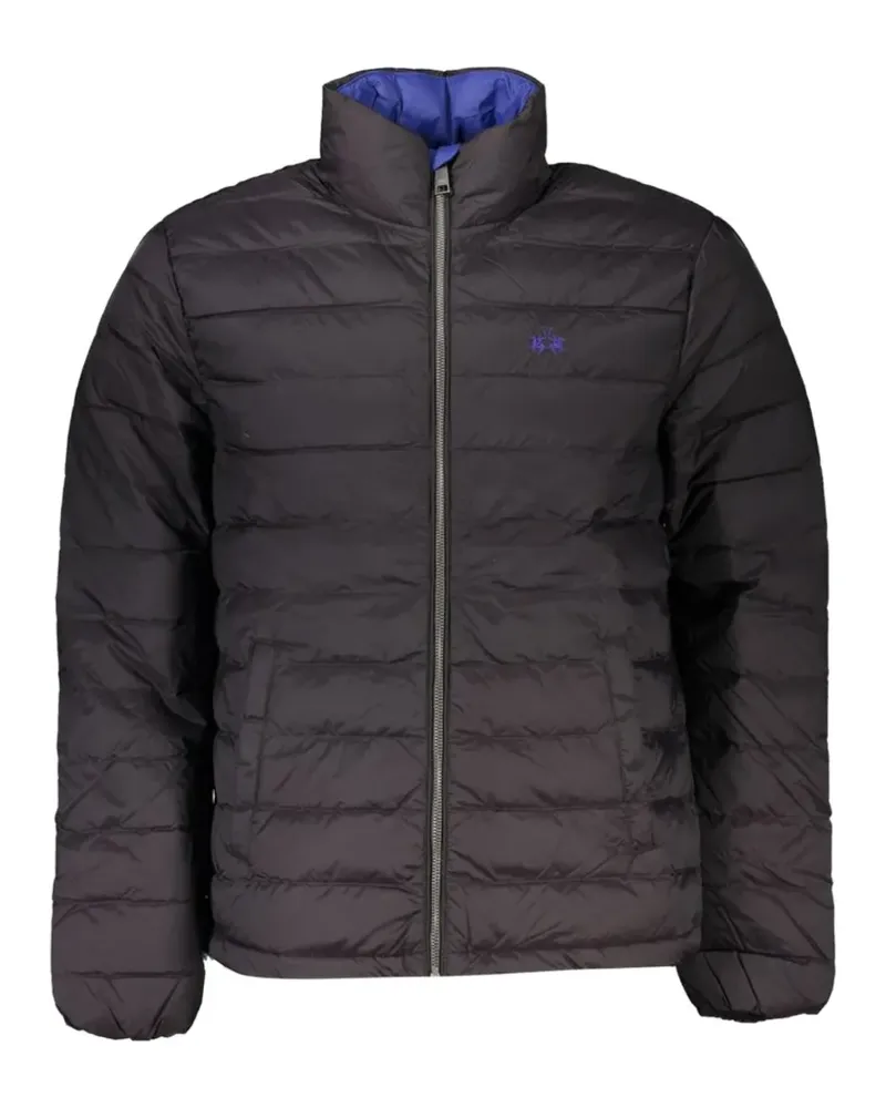 La Martina reversible quilted puffer jacket - Schwarz Schwarz