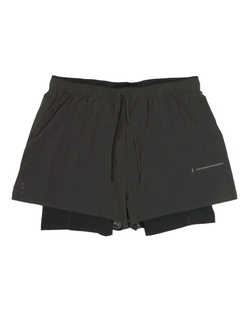 ON x PAF Zero 2-in-1 Shorts - Schwarz Schwarz