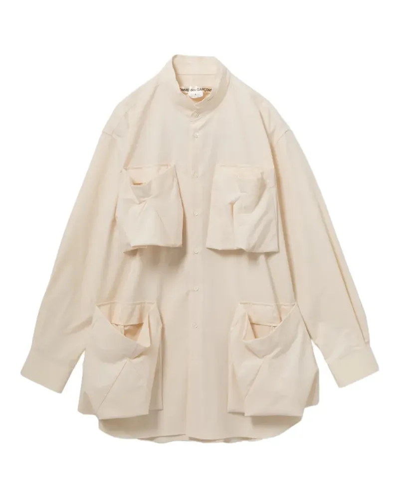 Comme des Garçons Minikleid mit 3D-Tasche - Nude Nude