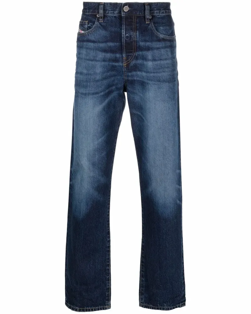 Diesel 2020s D-Viker Straight-Leg-Jeans - Blau Blau
