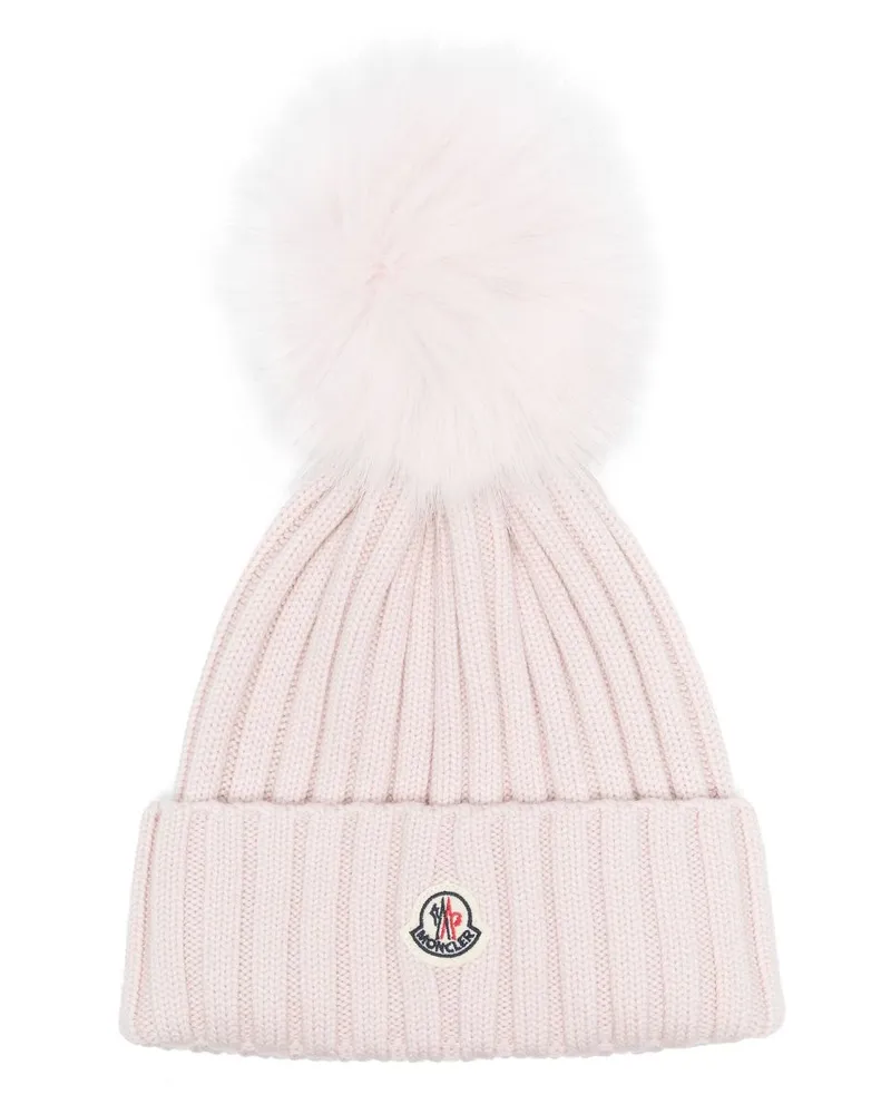 Moncler Gestrickte Beanie - Rosa Rosa