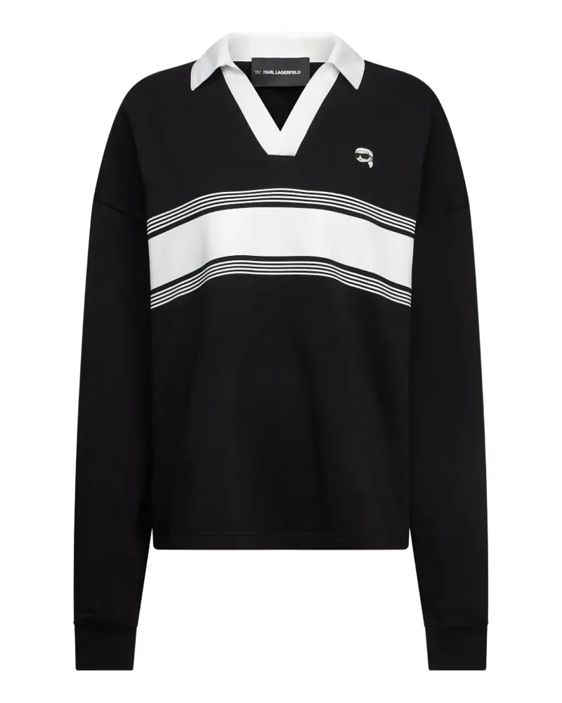 Karl Lagerfeld Ikon Sweatshirt - Schwarz Schwarz
