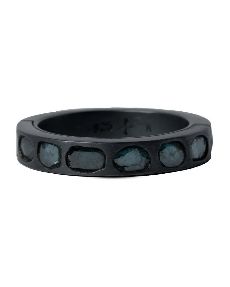 Parts Of Four Sistema Ring mit blauem Diamanten - Silber Silber
