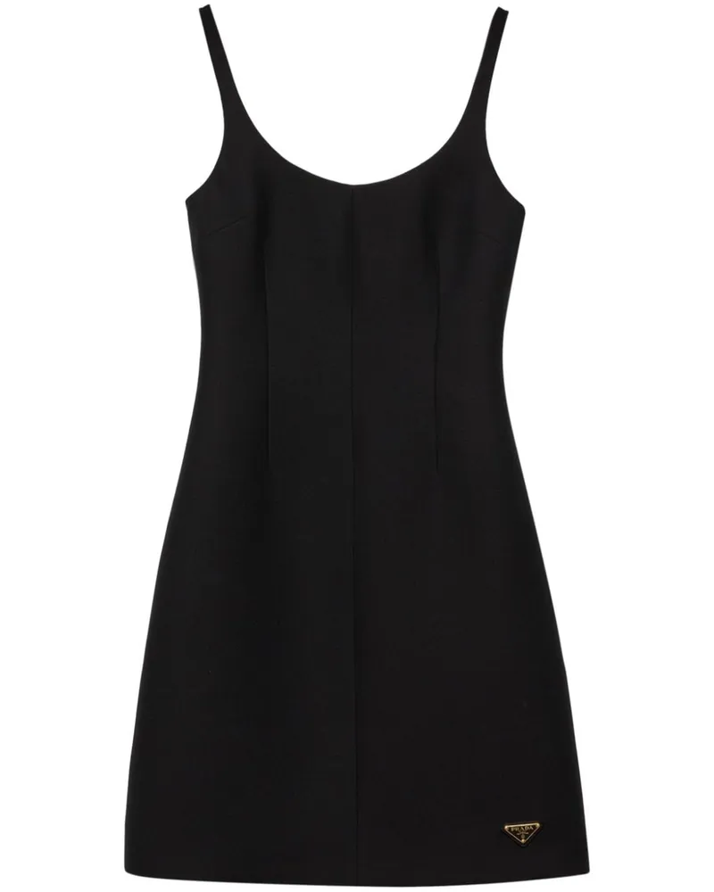 Prada Trikotine-Minikleid - Schwarz Schwarz