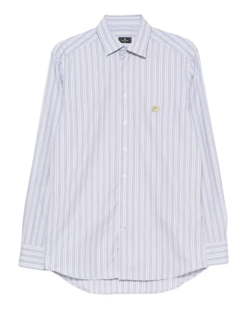 Etro Gestreiftes Hemd - Blau Blau