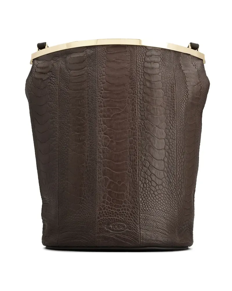 TOD'S Beuteltasche aus Leder - Braun Braun