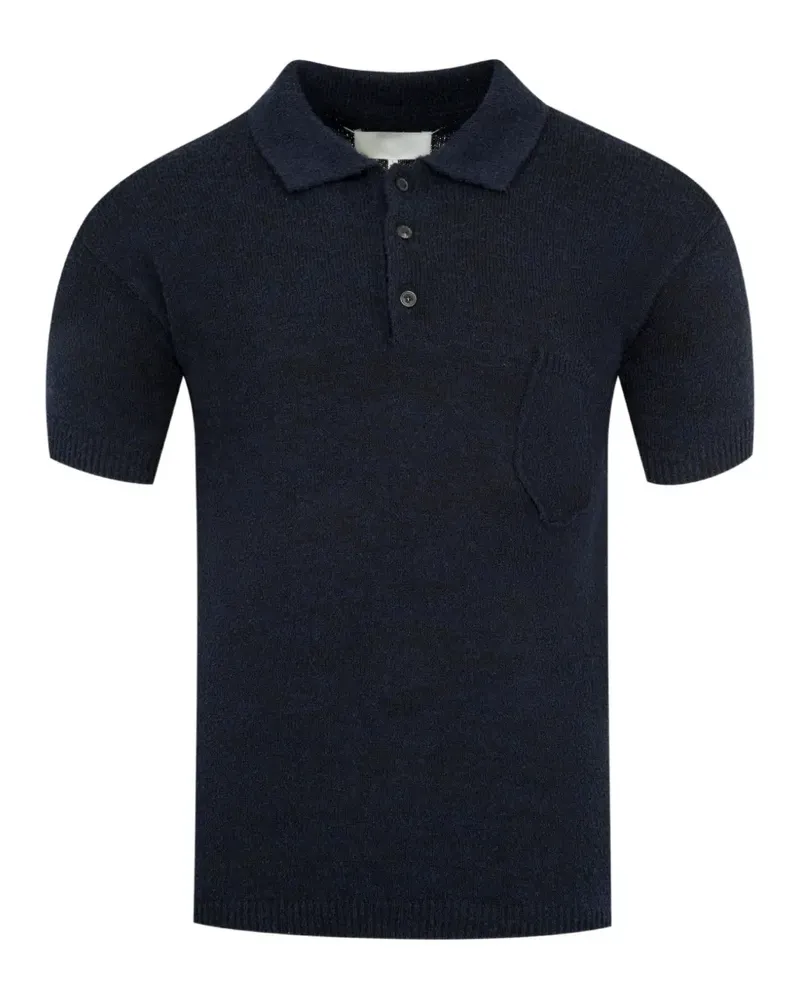 Maison Margiela short-sleeved polo shirt - Blau Blau