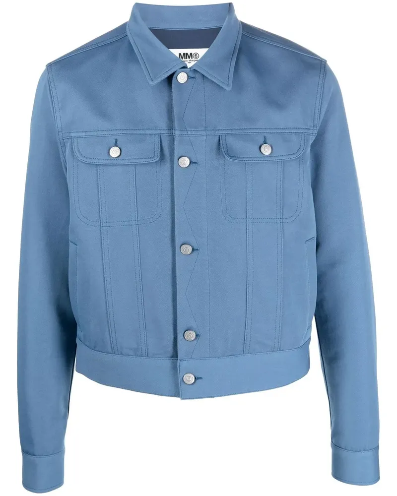 Maison Margiela Jeansjacke mit Knöpfen - Blau Blau
