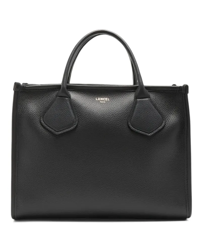 Lancel M Jour grained leather tote bag - Schwarz Schwarz