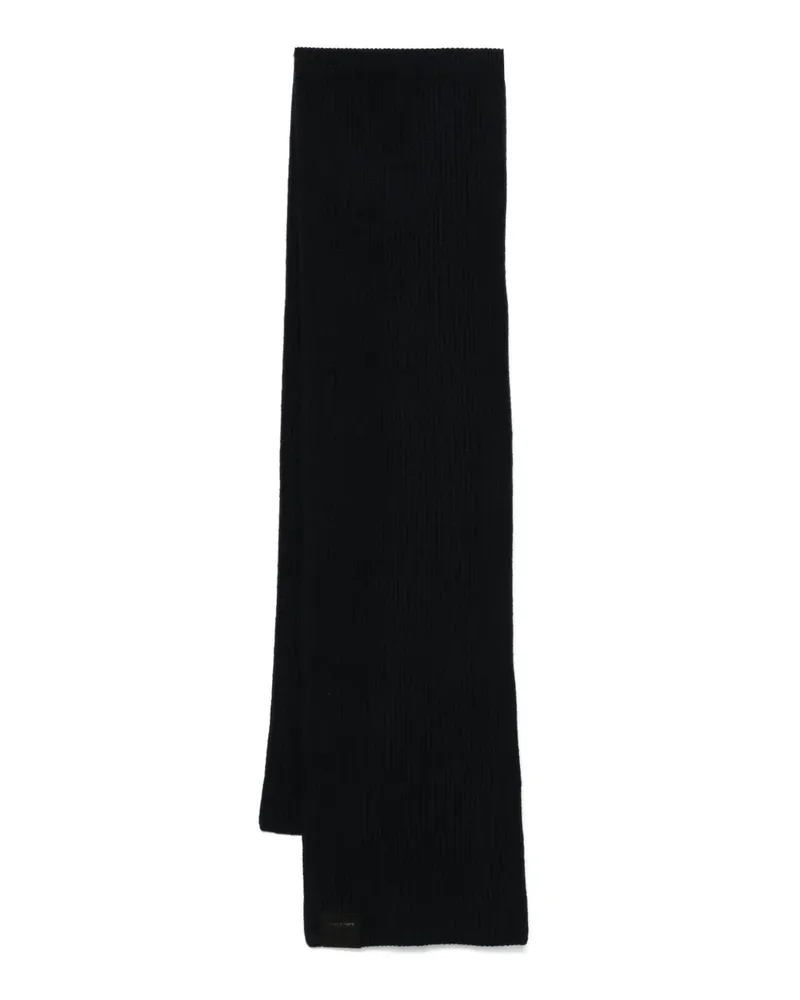 Tom Ford Gerippter Schal - Blau Blau