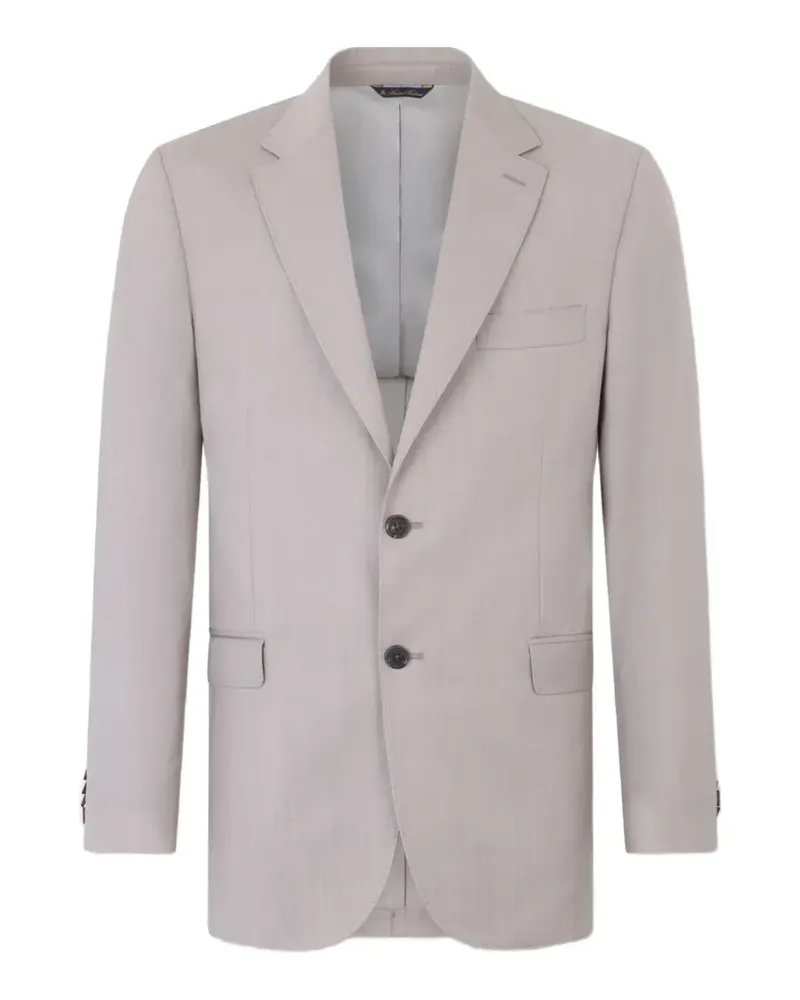 Brooks Brothers Einreihiges Twill-Sakko - Grau Grau