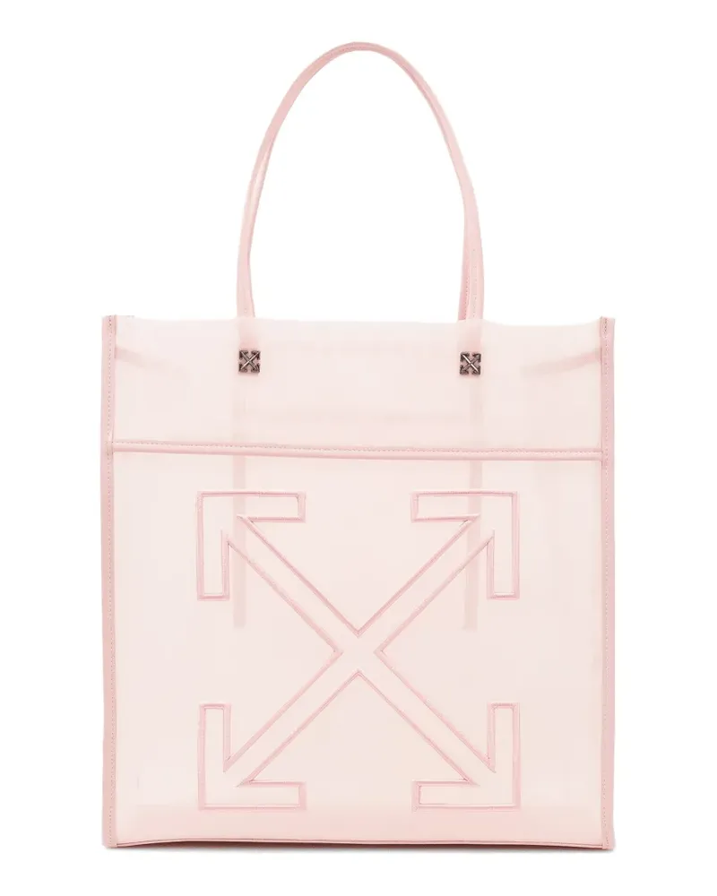 OFF-WHITE Market Arrows mesh tote bag - Rosa Rosa