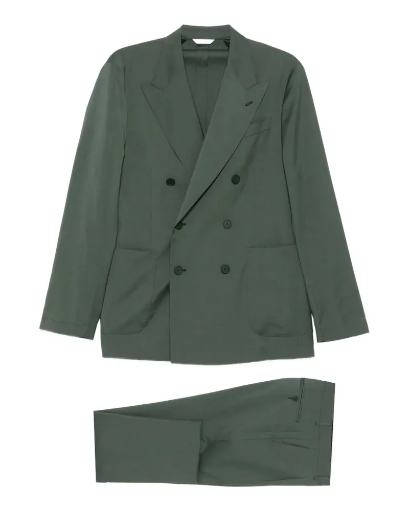 Manuel Ritz Doppelreihiges Sakko - Grün Grün