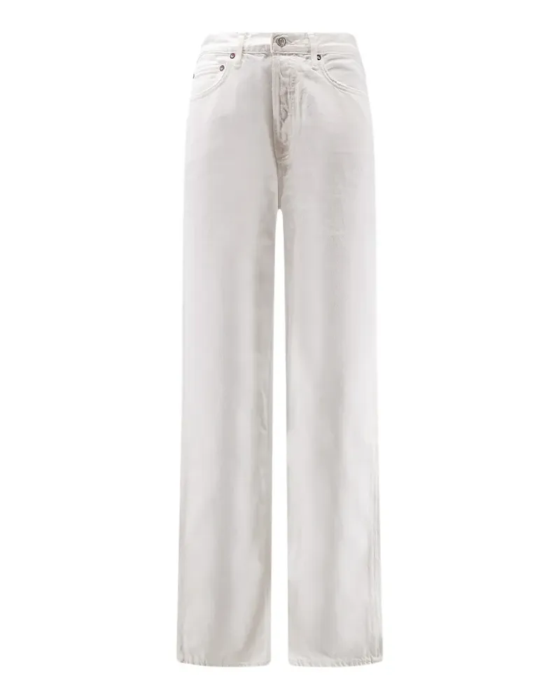 AGOLDE Gerade Five-Pocket-Jeans - Weiß Weiß