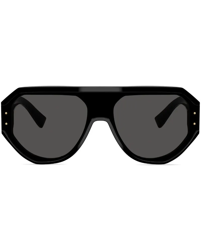 Dolce & Gabbana Getönte Pilotenbrille - Schwarz Schwarz