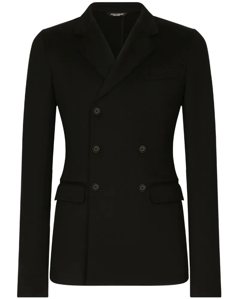 Dolce & Gabbana Doppelreihiges Sakko - Schwarz Schwarz