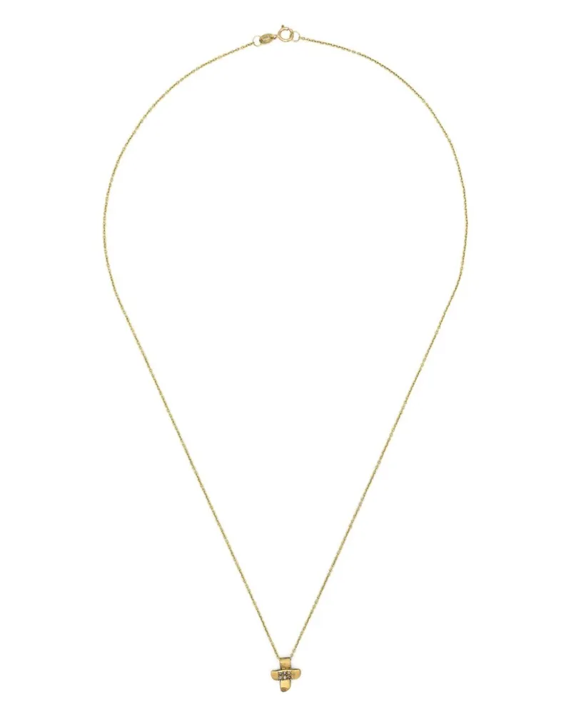 Rosa Maria 18kt Gelbgoldhalskette mit Diamanten Gold