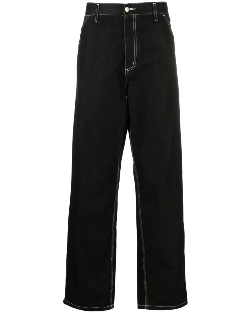 Carhartt WIP Simple Straight-Leg-Jeans - Schwarz Schwarz
