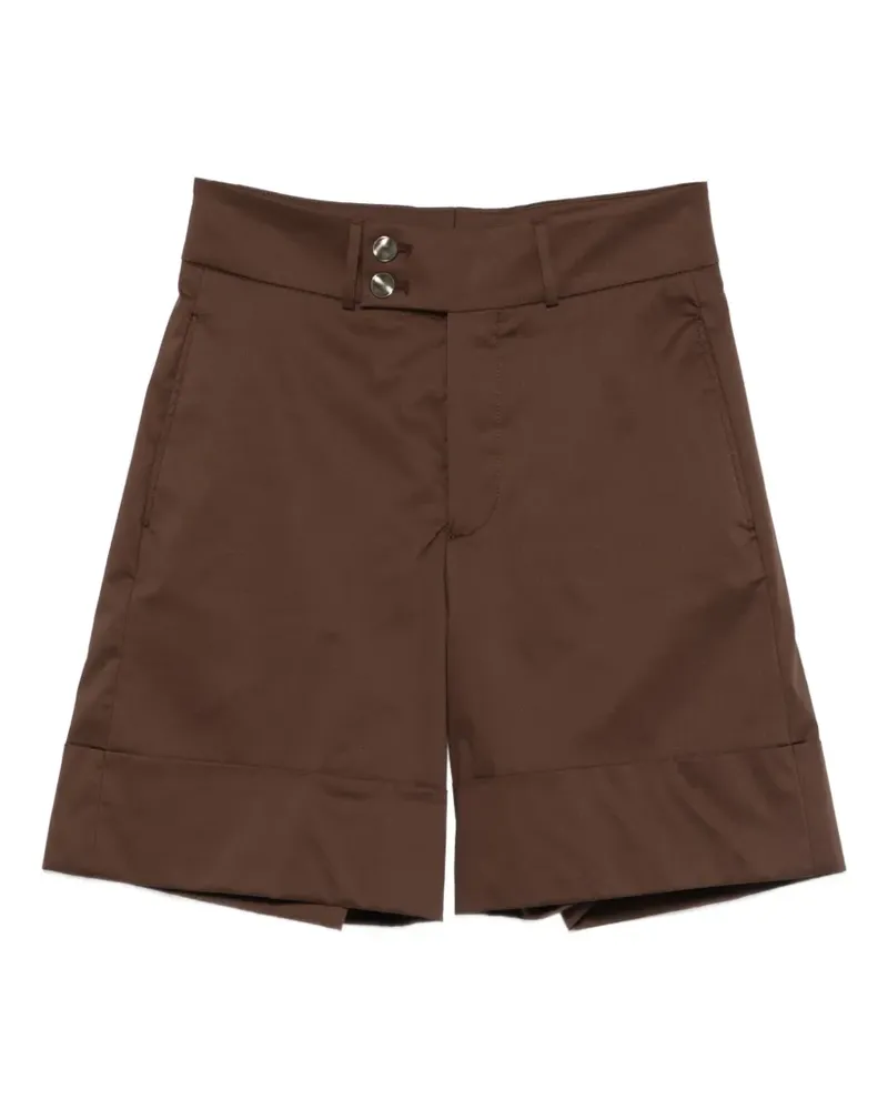 Berwich Nadine turn-up shorts - Braun Braun