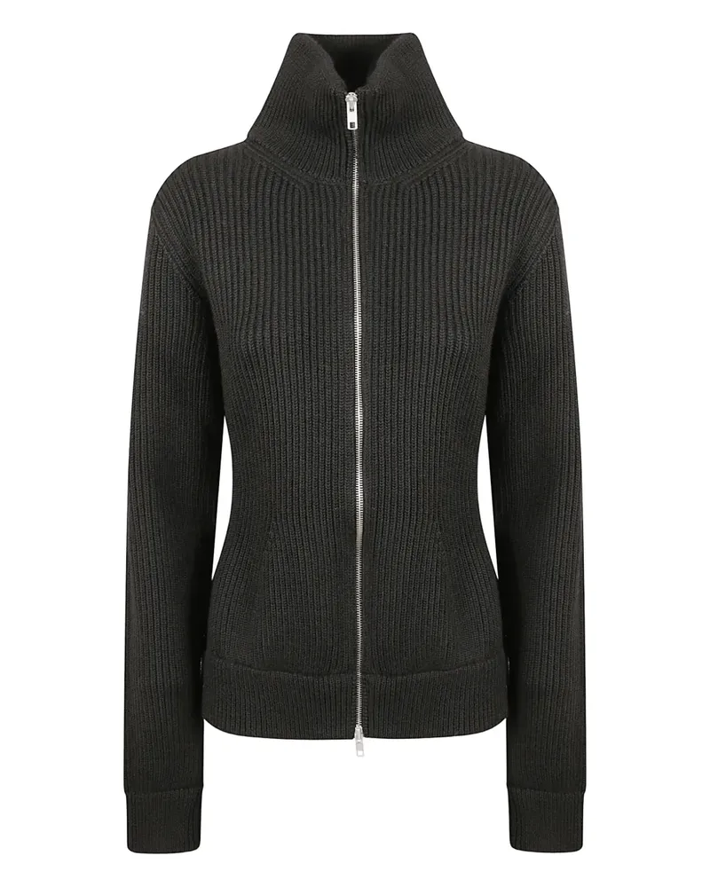 Maison Margiela ribbed-knit cardigan - Schwarz Schwarz