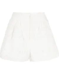 Charo Ruiz Palok Shorts mit Stickerei Weiß