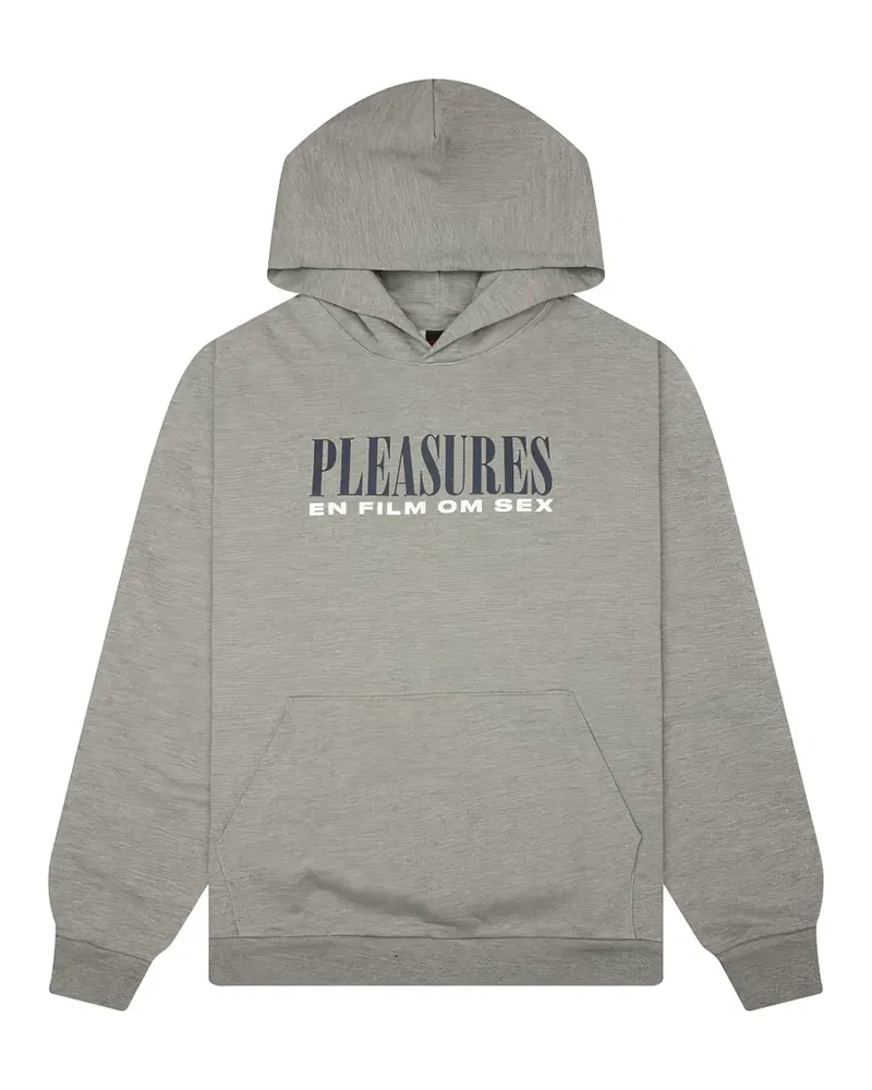 PLEASURES Hoodie mit Kängurutasche - Grau Grau