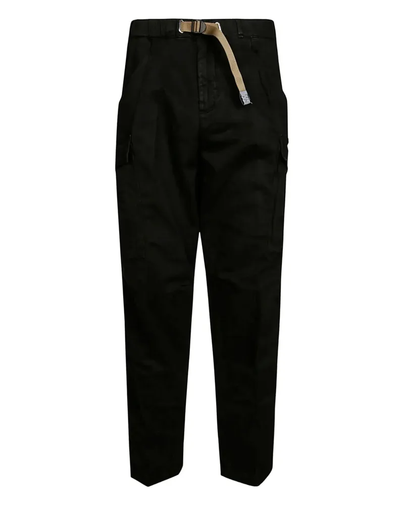 PLAN C Gabardine-Hose mit Taschen - Schwarz Schwarz