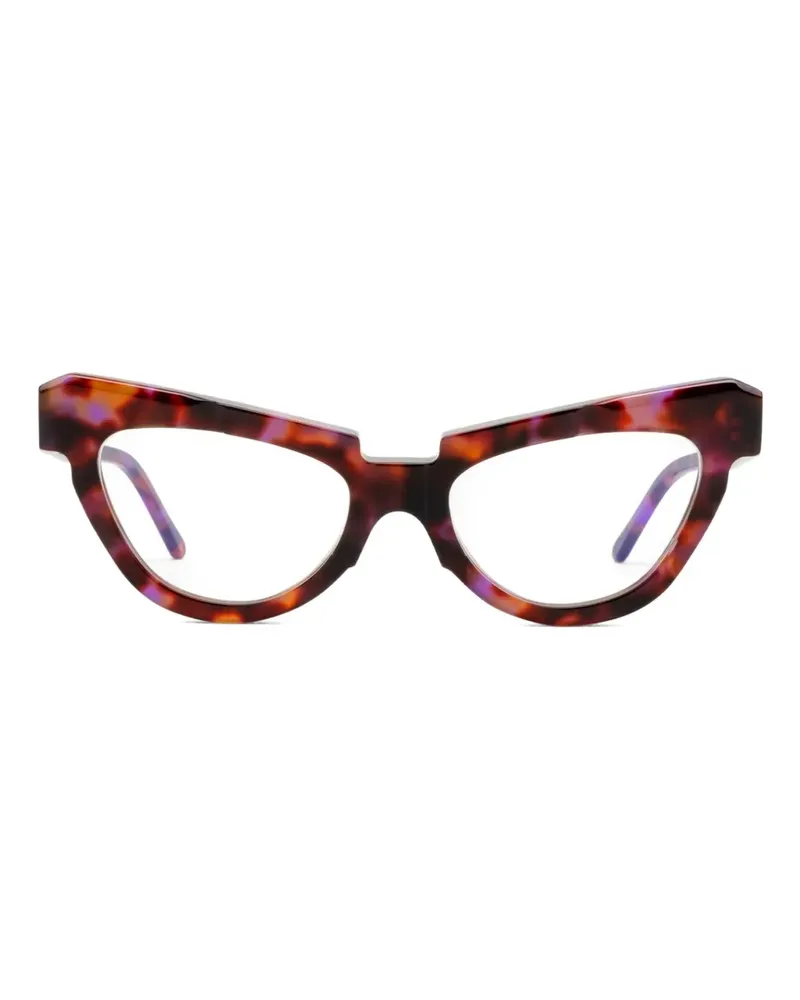 KUBORAUM K39 Cat-Eye-Brille in Schildpattoptik - Violett Violett