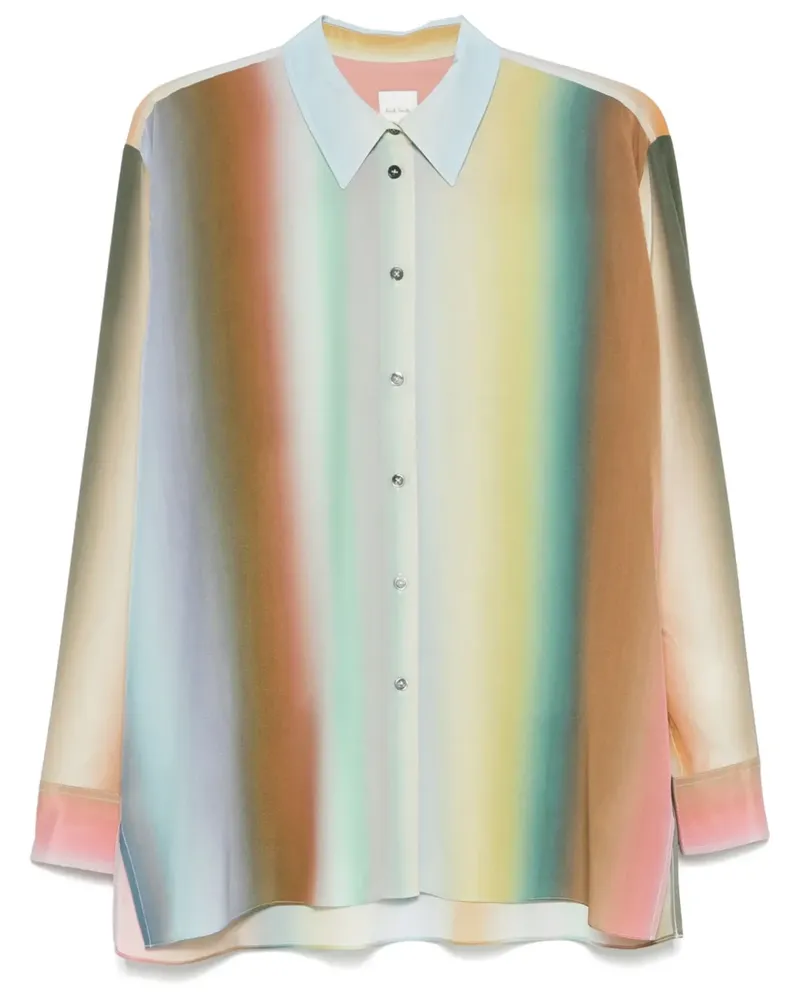 Paul Smith Hemd mit Farbverlauf - Grün Grün