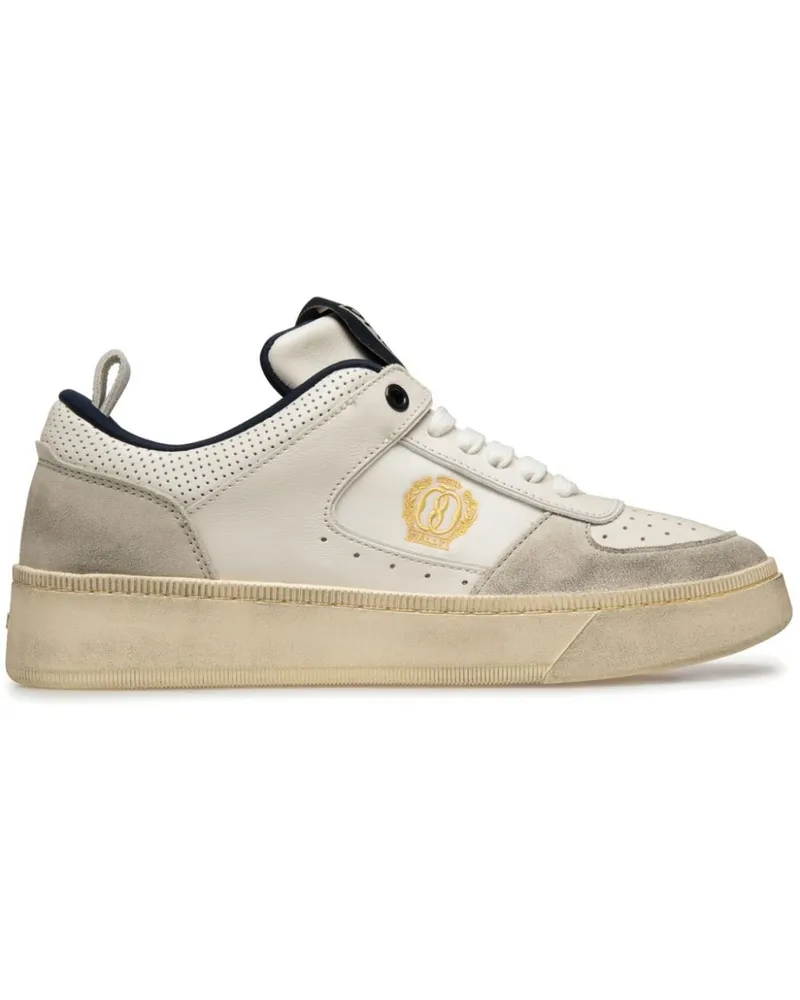 Bally Sneakers mit Einsätzen - Weiß Weiß