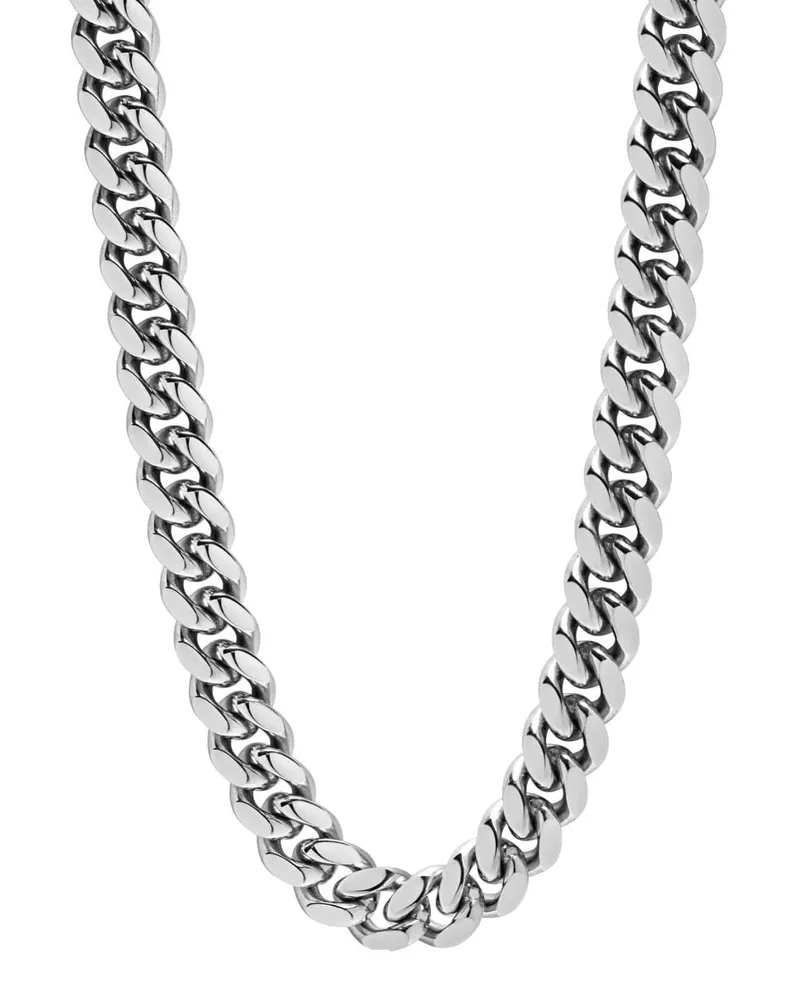 Nialaya Ankerkette aus Edelstahl - Silber Silber