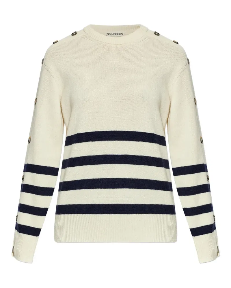 J.W.Anderson Gestreifter Pullover - Nude Nude