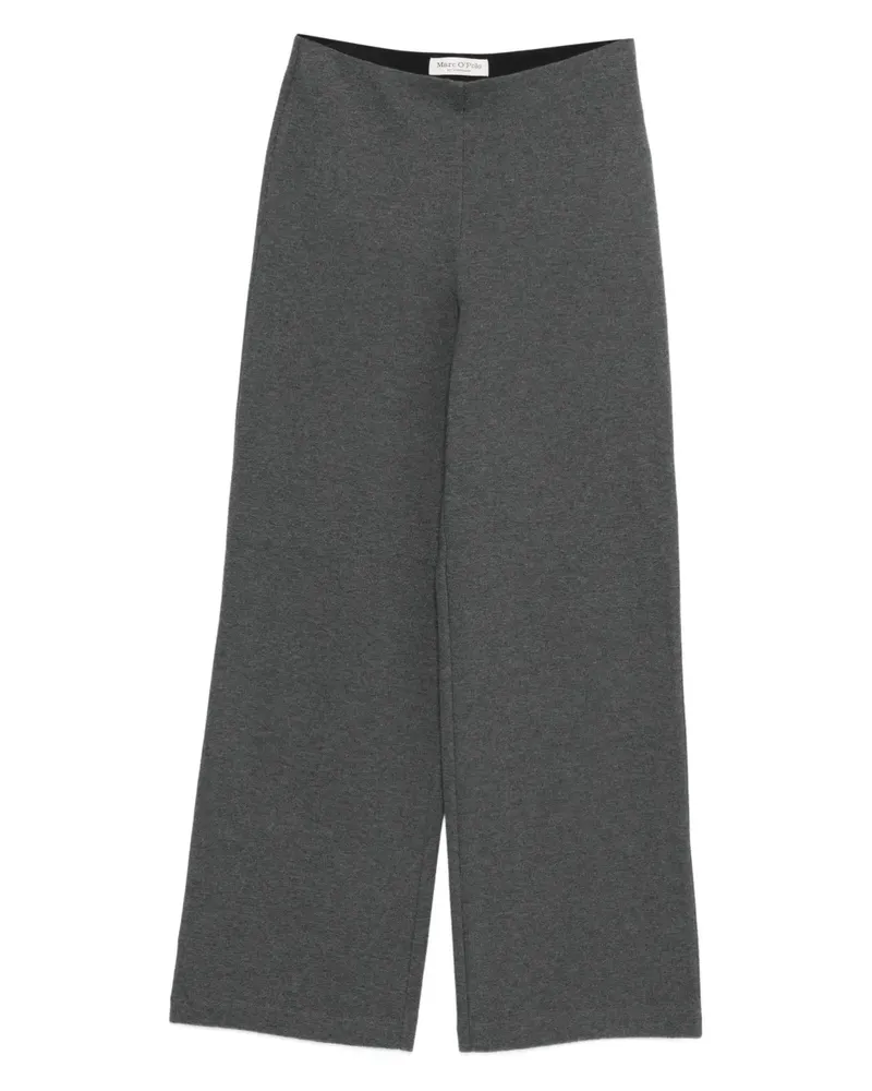 Marc O'Polo Hose mit weitem Bein - Grau Grau