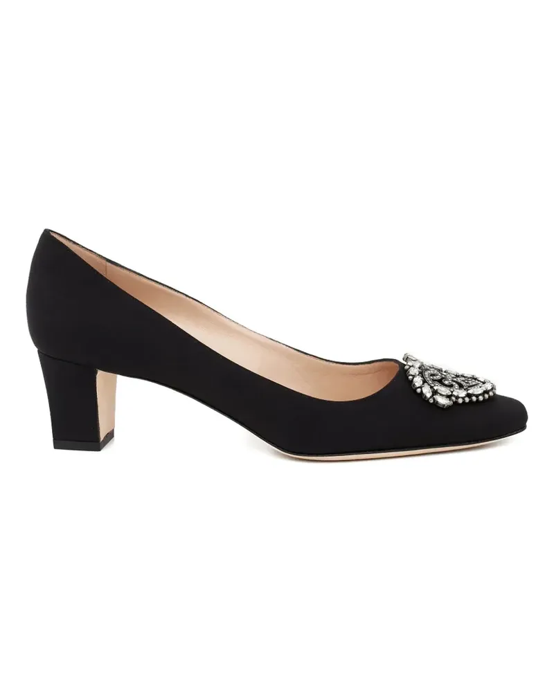 Manolo Blahnik Verzierte Okkato Pumps - Schwarz Schwarz