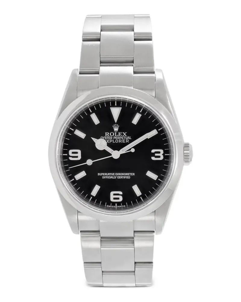 Rolex Oyster Perpetual Explorer Zifferblatt 36mm - Schwarz Schwarz