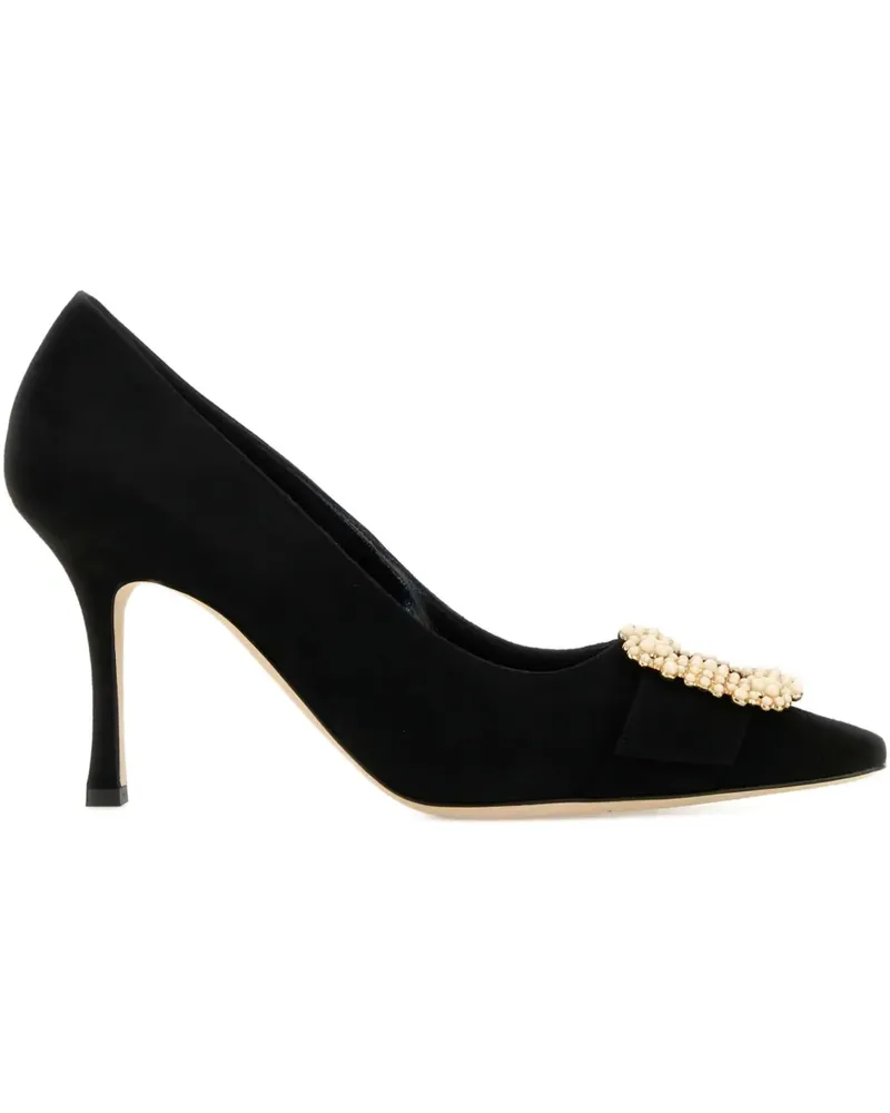 Manolo Blahnik Pumps mit Absatz 90mm - Schwarz Schwarz