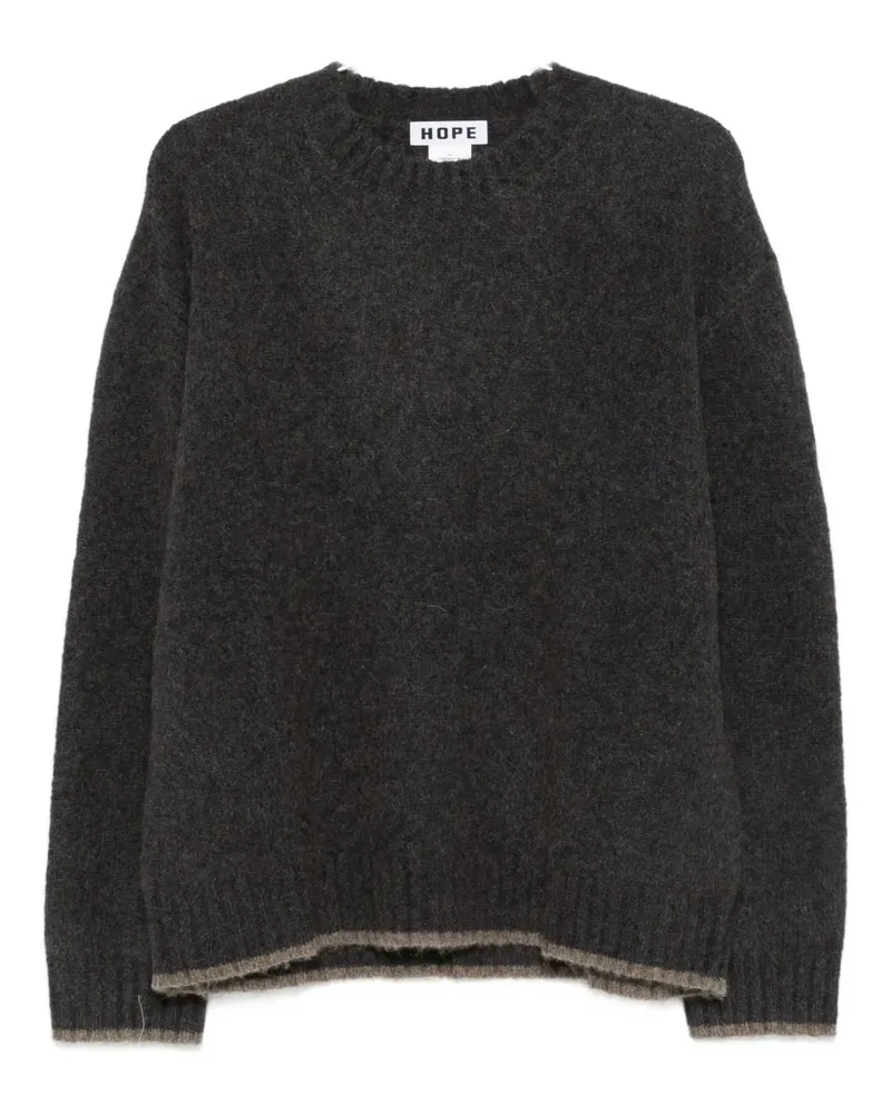 Hope Pullover mit rundem Ausschnitt - Grau Grau