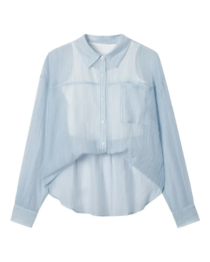 b+ab Hemd mit Taschendetail - Blau Blau