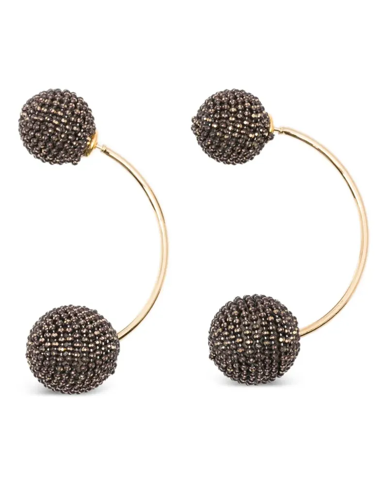 Fabiana Filippi beaded earrings - Gold Gold