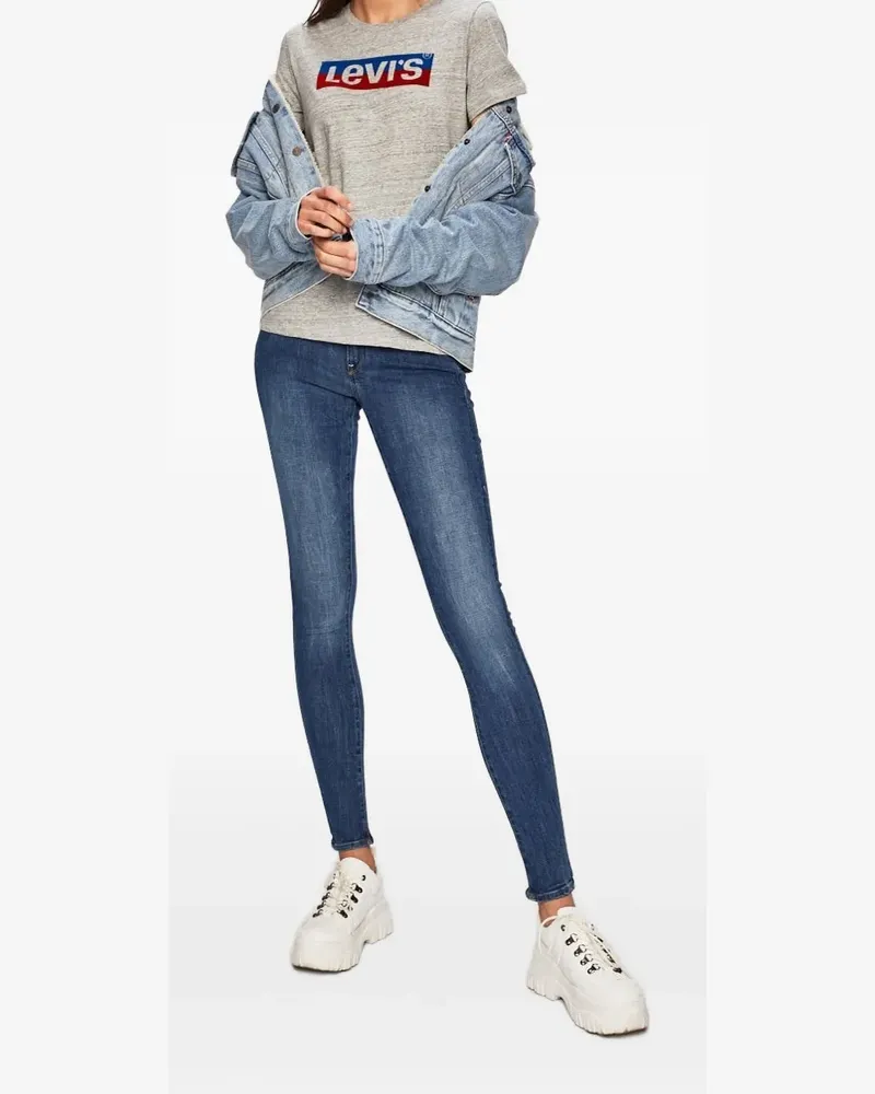 G-STAR RAW Lynn Skinny-Jeans mit Taschen - Blau Blau