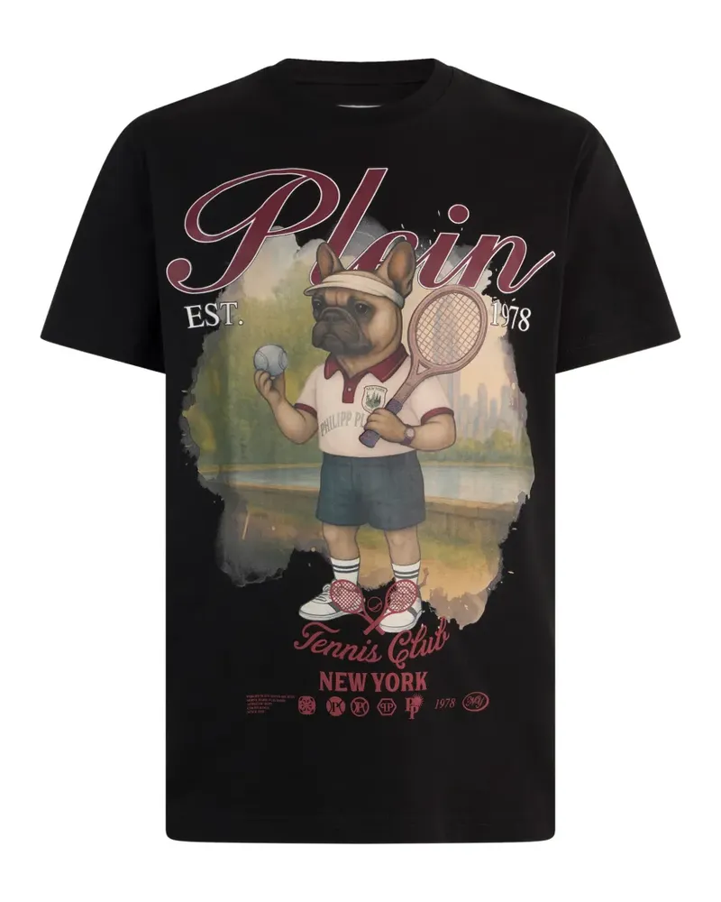 Philipp Plein T-Shirt mit rundem Ausschnitt - Schwarz Schwarz