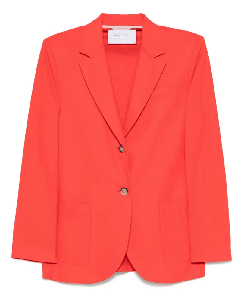 Harris Wharf London Blazer mit Wabbenstruktur - Rot Rot