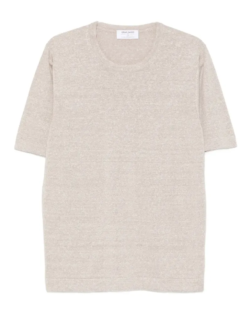 Gran Sasso crew-neck T-shirt - Nude Nude