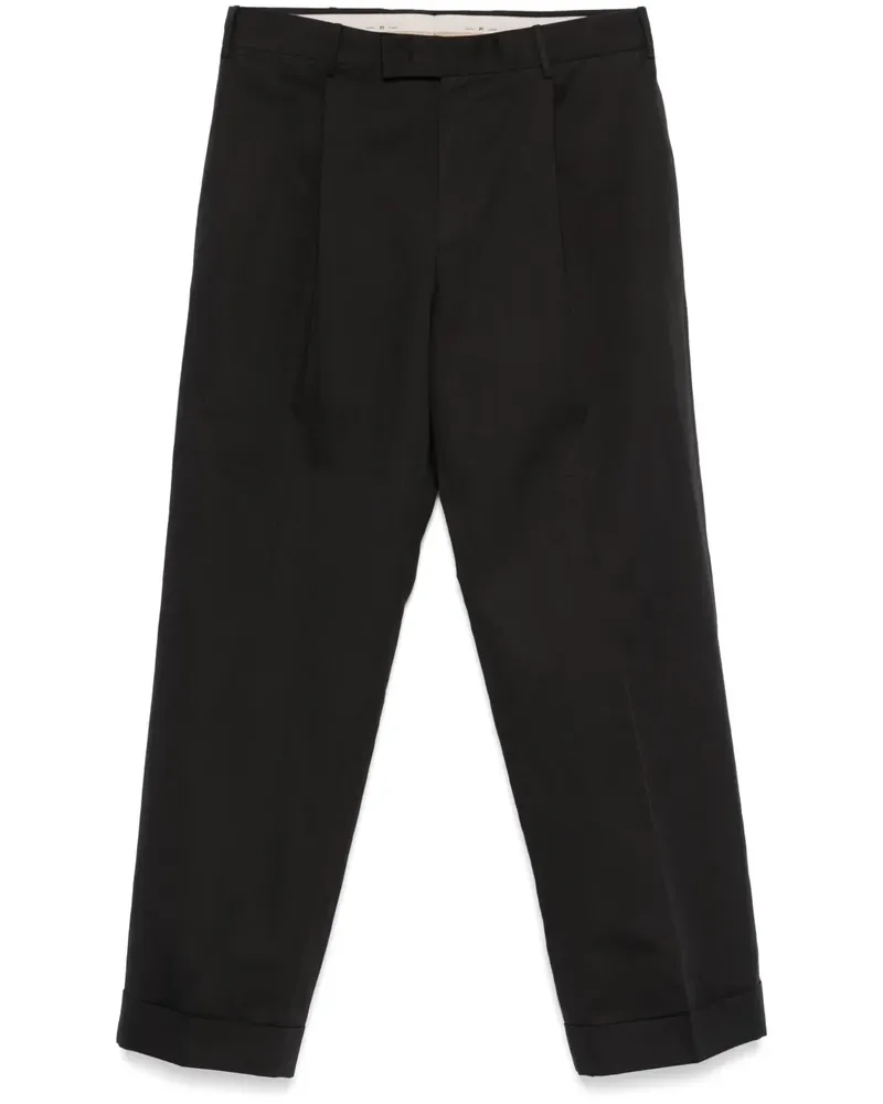 PT TORINO Plissierte Hose - Schwarz Schwarz