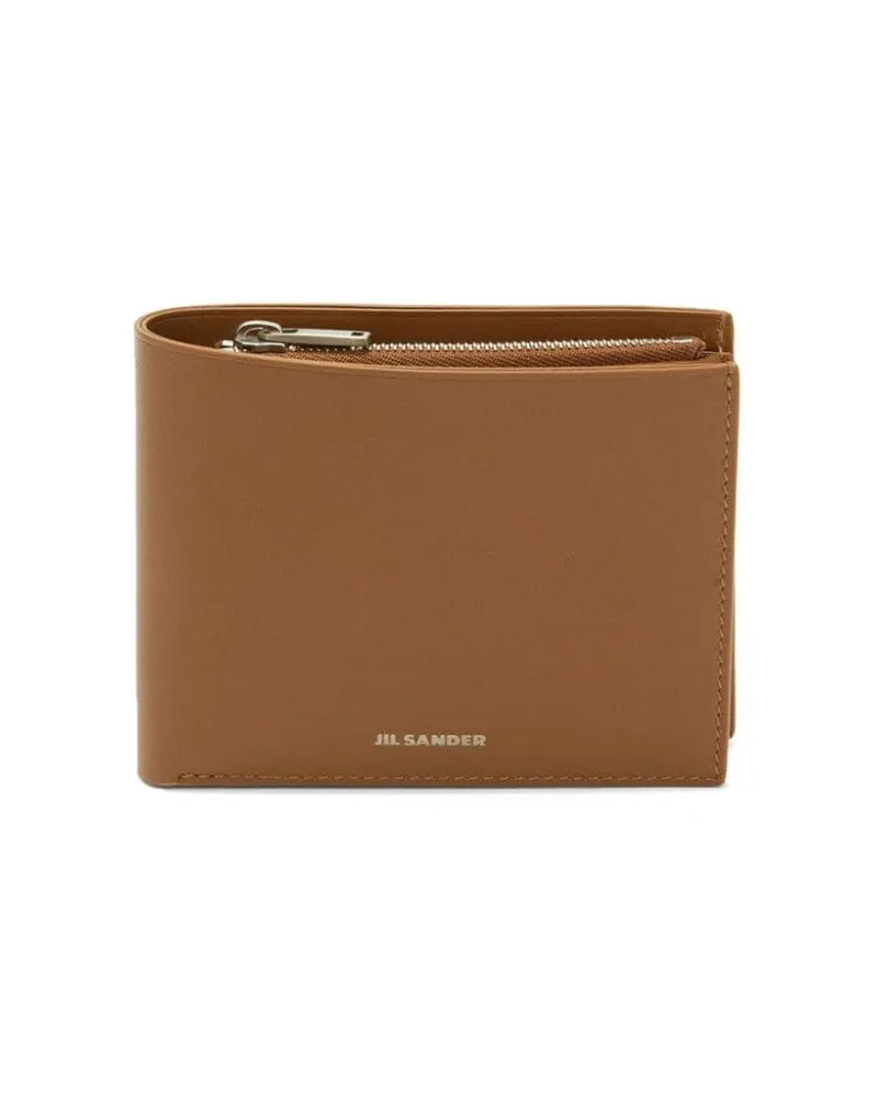 Jil Sander Portemonnaie mit Klappe - Braun Braun