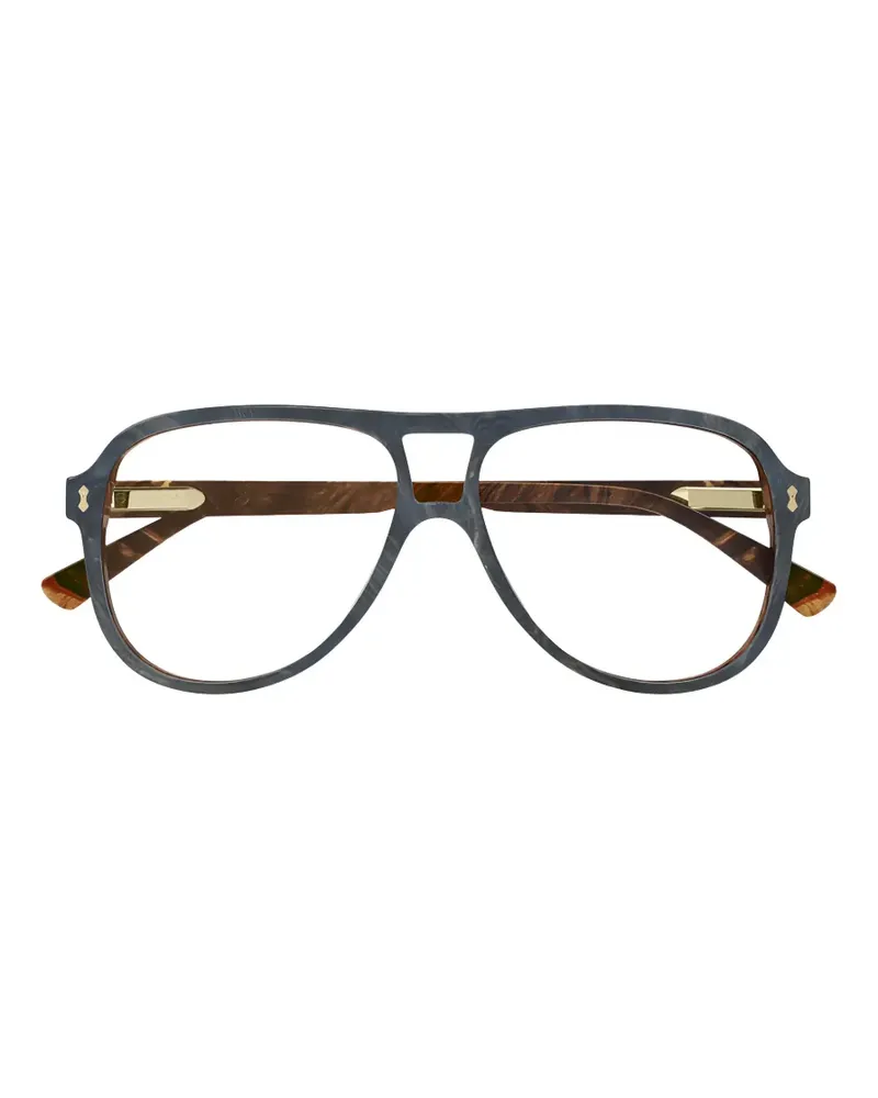 Gucci Klassische Pilotenbrille - Grau Grau